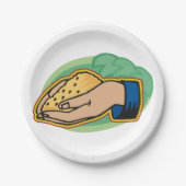 ホールディングコーン紙プレート ペーパープレート (正面)