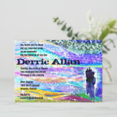 ホールディングザトラバー（ユダヤ教の）バル・ミツバー招待状 招待状 (スタンド正面)