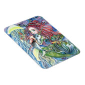 ホールディングナルファルベビー- Mermaid Art マグネット (右側)