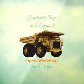 ホールトラック漫画イラストレーション ウィンドウサイン (シート3)