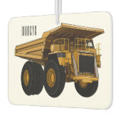 ホールトラック漫画イラストレーション カーエアーフレッシュナー (左)