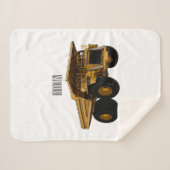 ホールトラック漫画イラストレーション シェルパブランケット (正面(横))