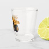 ホールトラック漫画イラストレーション ショットグラス (右)