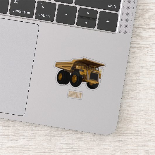 ホールトラック漫画イラストレーション シール (詳細)