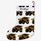 ホールトラック漫画イラストレーション スモールクリスマスストッキング (裏面)