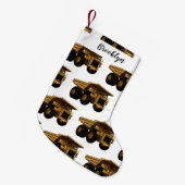 ホールトラック漫画イラストレーション スモールクリスマスストッキング (正面 (吊り時))