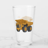 ホールトラック漫画イラストレーション タンブラーグラス (裏面)