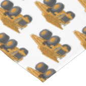 ホールトラック漫画イラストレーション テーブルクロス (アングル)