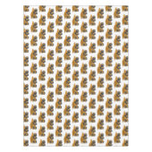 ホールトラック漫画イラストレーション テーブルクロス (正面)