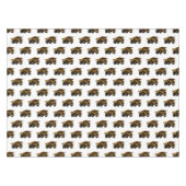 ホールトラック漫画イラストレーション テーブルクロス (正面(横))