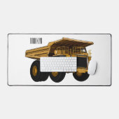 ホールトラック漫画イラストレーション デスクマット (キーボード&マウス)