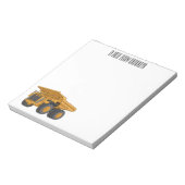 ホールトラック漫画イラストレーション ノートパッド (回転)