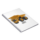 ホールトラック漫画イラストレーション ノートブック (右側)