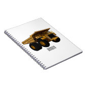 ホールトラック漫画イラストレーション ノートブック (右側)