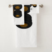 ホールトラック漫画イラストレーション バスタオルセット (インサイチュ)