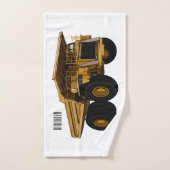 ホールトラック漫画イラストレーション バスタオルセット (ハンドタオル)