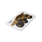 ホールトラック漫画イラストレーション バスマット (アングル)