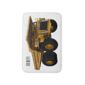 ホールトラック漫画イラストレーション バスマット (正面縦)