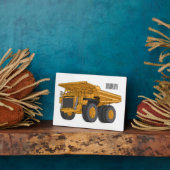 ホールトラック漫画イラストレーション フォトプラーク (側面)