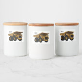 ホールトラック漫画イラストレーション フードラベル (ボトル)