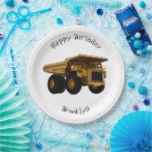 ホールトラック漫画イラストレーション ペーパープレート (パーティー)