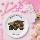 ホールトラック漫画イラストレーション ペーパープレート (パーティー)