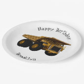 ホールトラック漫画イラストレーション ペーパープレート (アングル)