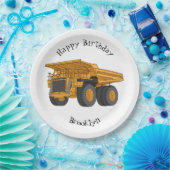 ホールトラック漫画イラストレーション ペーパープレート (パーティー)