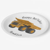 ホールトラック漫画イラストレーション ペーパープレート (アングル)