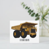 ホールトラック漫画イラストレーション ポストカード (スタンド正面)