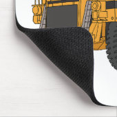 ホールトラック漫画イラストレーション マウスパッド (コーナー)