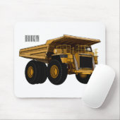 ホールトラック漫画イラストレーション マウスパッド (マウス)