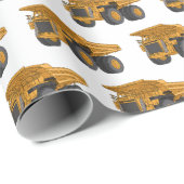 ホールトラック漫画イラストレーション ラッピングペーパー (ロールコーナー)