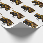 ホールトラック漫画イラストレーション ラッピングペーパー (角)