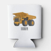 ホールトラック漫画イラストレーション 缶クーラー (裏面)