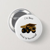 ホールトラック漫画イラストレーション 缶バッジ (正面&裏面)