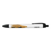 ホールトラック漫画イラストレーション 黒ボールペン (トップ)