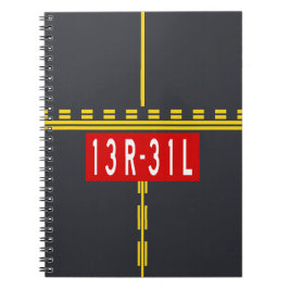 ホールドポイント標識 13R-31L ノートブック