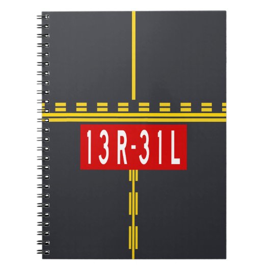 ホールドポイント標識 13R-31L ノートブック (正面)
