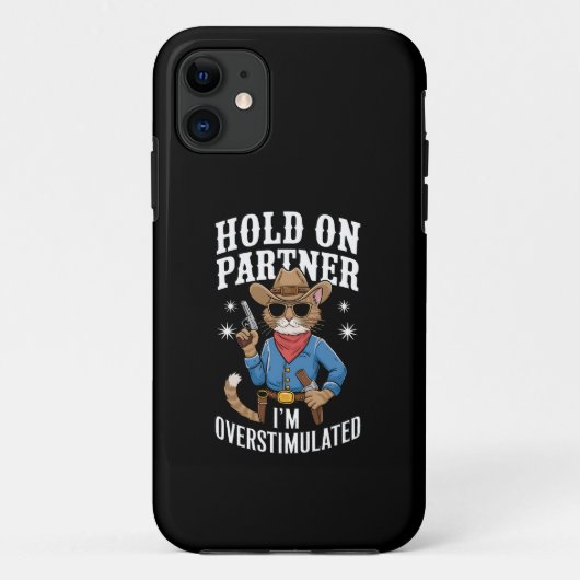 ホールド・オン・パートナー 過剰刺激 レトロ西部劇 Case-Mate iPhoneケース (裏面)