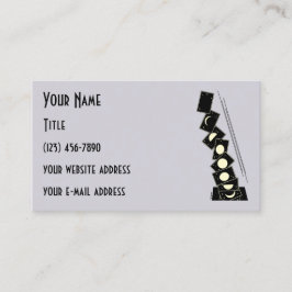 ホールビジネスカードから落ちる時間 名刺