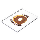 ホールフーズの面白いドーナツパンを愛してる ノートブック (左側)