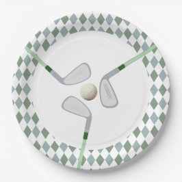 ホールモダンインワンパルティーゴルフ誕生日 ペーパープレート