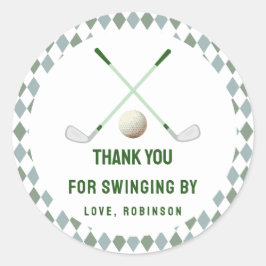 ホールモダンインワンパルティーゴルフ誕生日 ラウンドシール