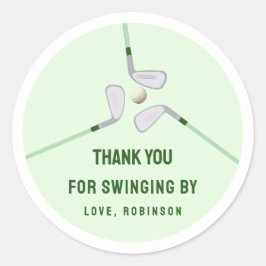 ホールモダンインワンパルティーゴルフ誕生日 ラウンドシール