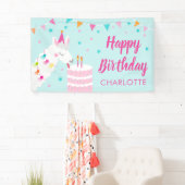 ホールラマおもしろいケーキ2ndバースデーアクア 横断幕 (インサイチュ)