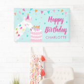 ホールラマおもしろいケーキ5th誕生日アクア 横断幕 (インサイチュ)