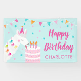 ホールラマおもしろいケーキ5th誕生日アクア 横断幕