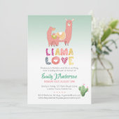 ホールラマおもしろいママベビーラブフィエスタカッティ 招待状 (スタンド正面)