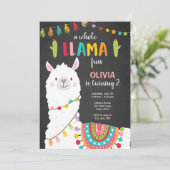 ホールラマおもしろい誕生日の招待状アルペスフィエスタ 招待状 (スタンド正面)